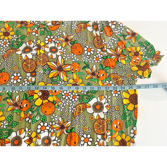Walt Disney World 50th Anniversary Vault Orange Bird Hawaiian Tiki Shirt Sz 2XL - Picture 7 of 7